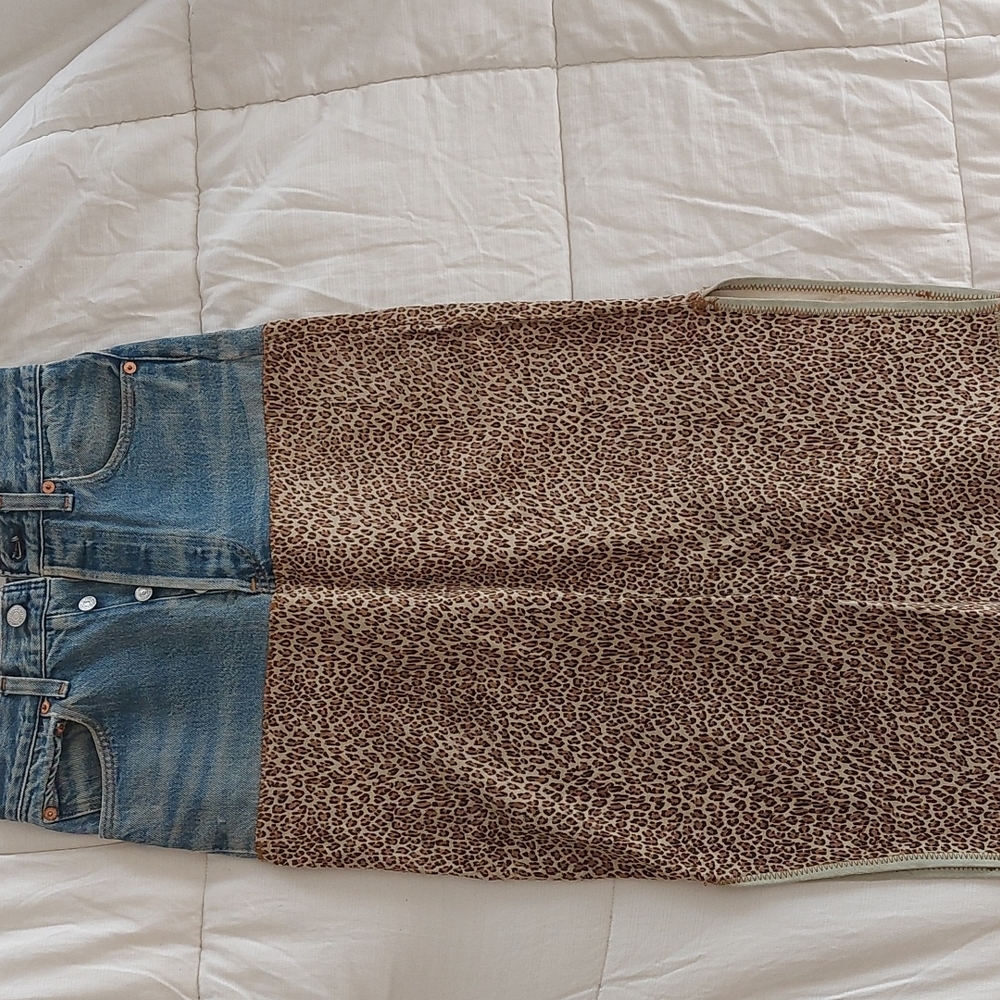 Levi's vintage refurbished denim skirt